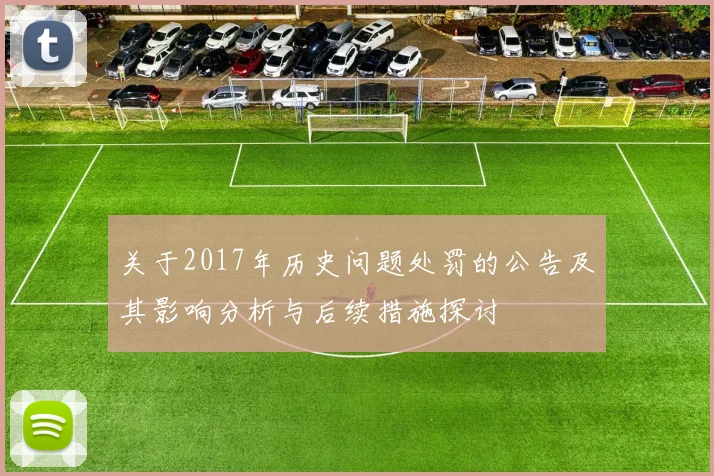 关于2017年历史问题处罚的公告及其影响分析与后续措施探讨