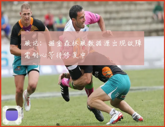 狼记：掘金森林狼数据源出现故障需耐心等待修复中